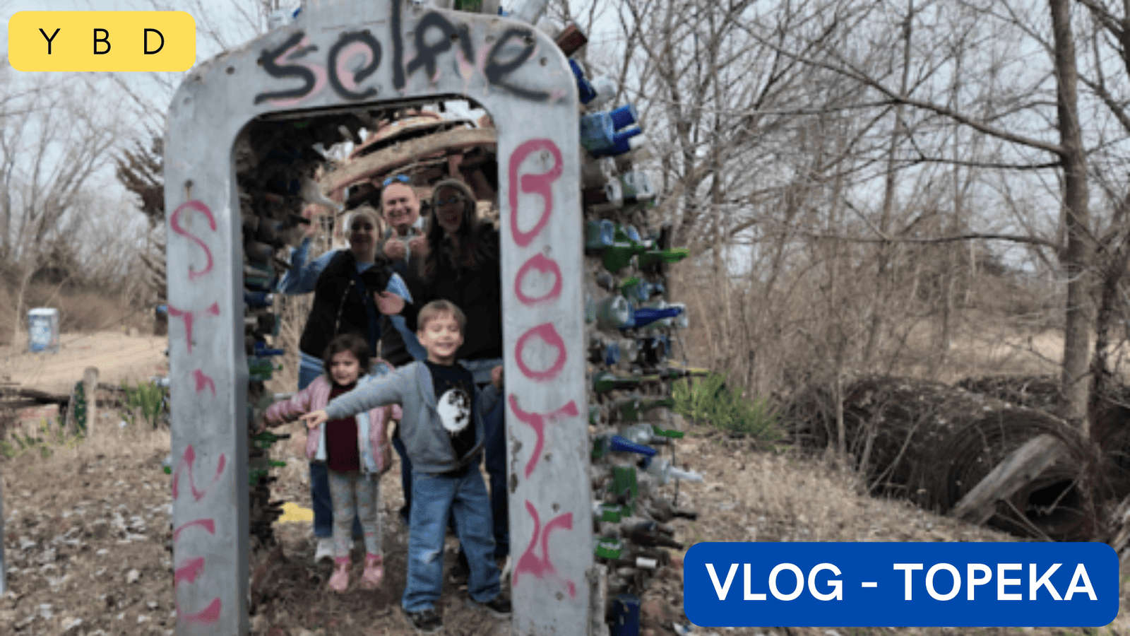 Picture of selfie booth at Truckhenge in Topeka, KS
